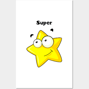 Superstar Cartoon Design Posters and Art